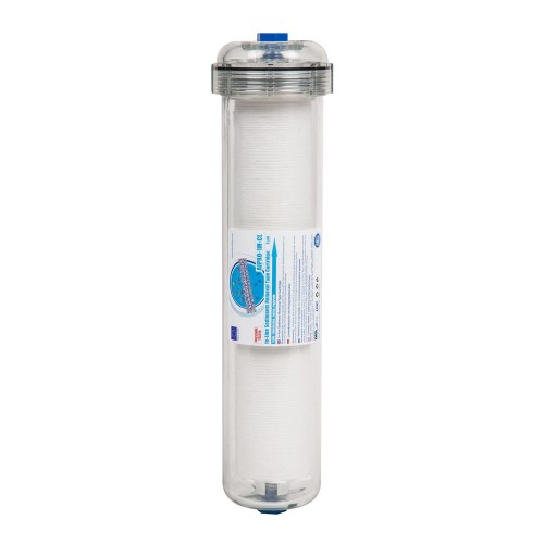 Set filtre pentru Aquafilter EXCITO-CL, 4 cartuse de schimb, inline, cu carcasa transparenta