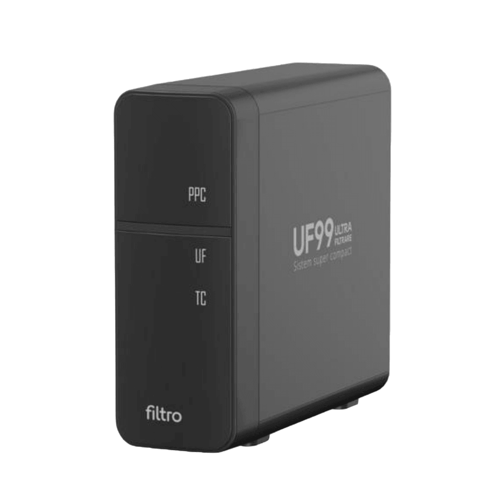 Sistem de ultrafiltrare, FILTRO UF99, sistem cu cartuse twist, membrana 0.01 microni, ultracompact