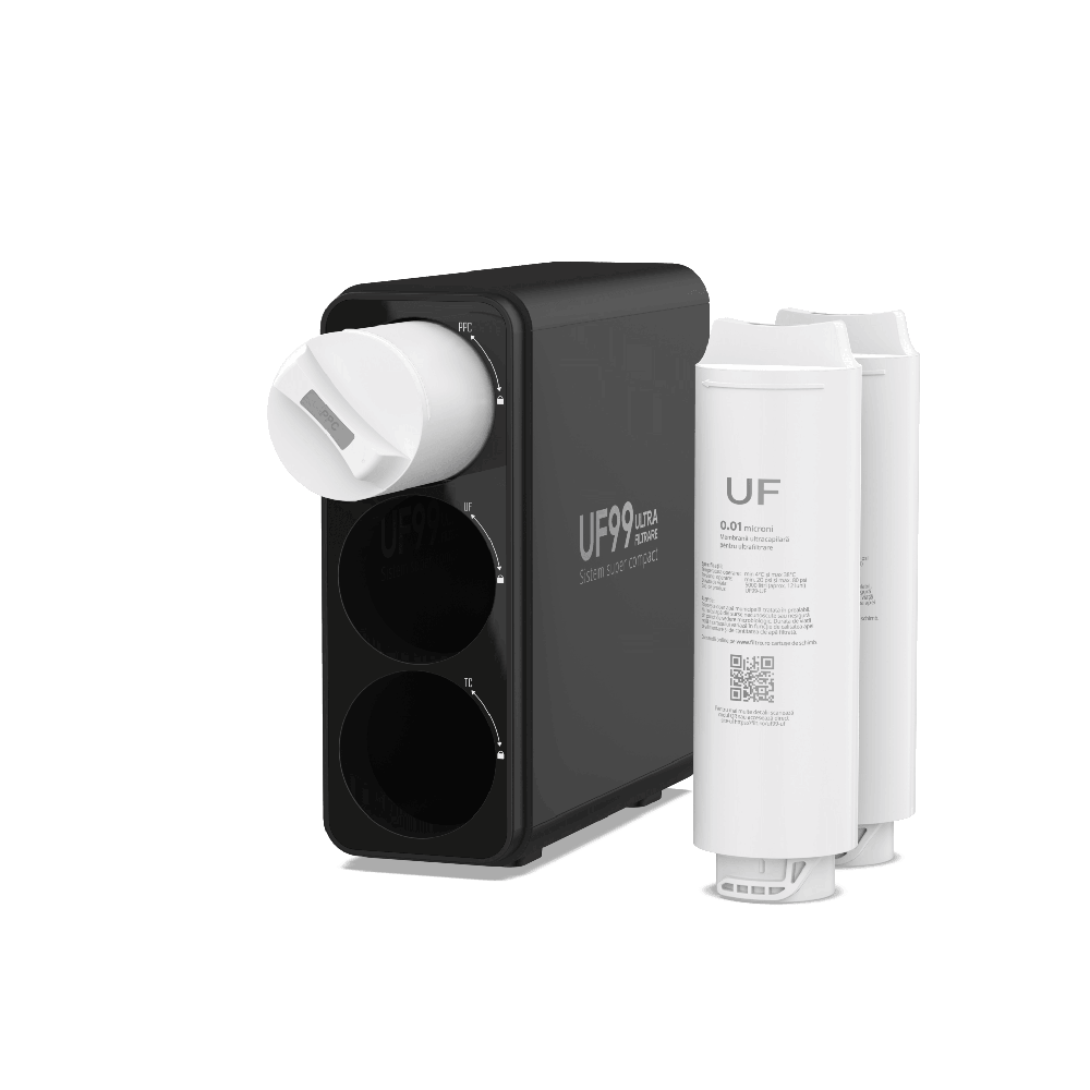 Sistem de ultrafiltrare, FILTRO UF99, sistem cu cartuse twist, membrana 0.01 microni, ultracompact