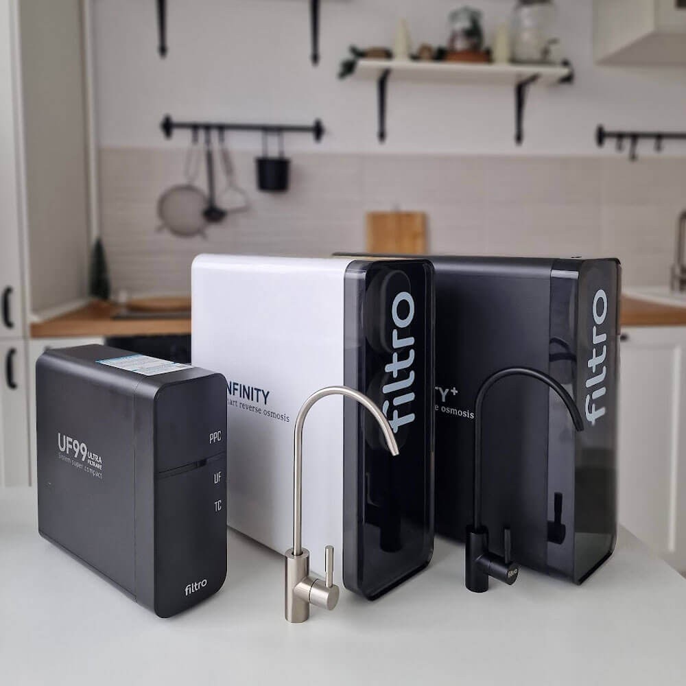 Sistem de ultrafiltrare, FILTRO UF99, sistem cu cartuse twist, membrana 0.01 microni, ultracompact