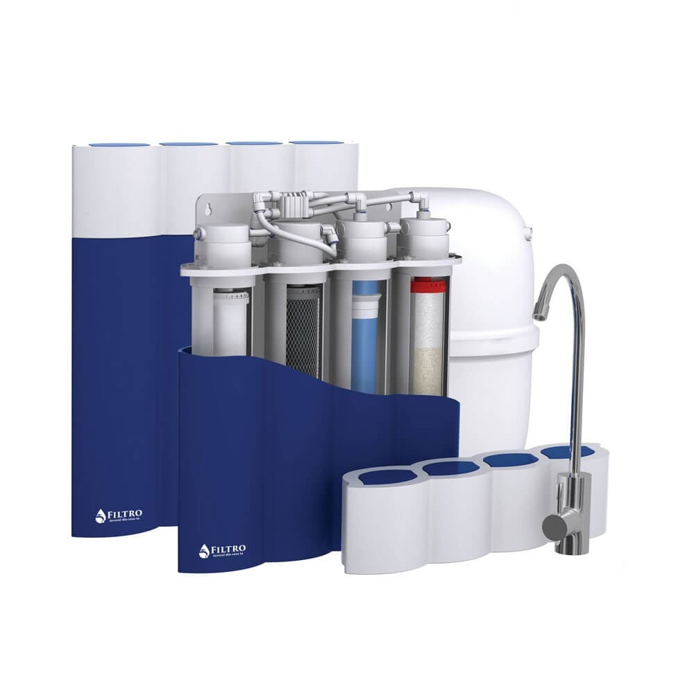 Sistem de osmoza inversa, Aquafilter EXCITO-OSSMO, compact, cu cartuse twist