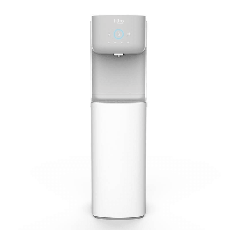 Dozator de apă, FILTRO Glaciar Soda, filtrare prin osmoză inversă în 5 stadii, sterilizare UV-LED în bazin, carbonatare apă cu CO2, alimentare directa de la retea cu kit inclus