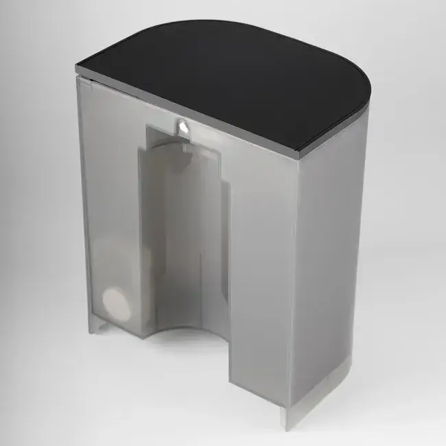 Sistem de osmoză inversă countertop fără instalare Ecosoft CROSS RAY, filtrare 3-in-1, apă caldă cu moduri 45/65/100 °C, sterilizare UV și afișaj TDS