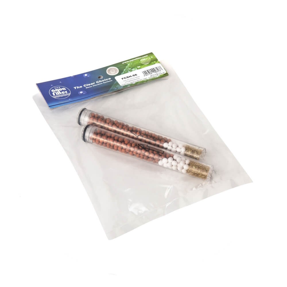Set 2 cartuse filtrante pentru para de dus, Aquafilter FCSH-56_K, pentru para de dus FHSH