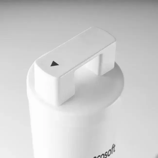 Cartuș de schimb 3 în 1, Ecosoft Cross Ray, osmoză inversă cu filtrare cu PP, carbon activ și membrană RO, înlocuire la 12 luni sau 2000 L, montaj rapid twist-lock fără unelte