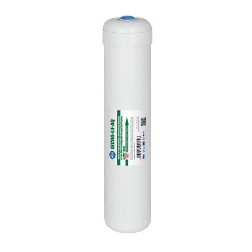 Cartus inline din carbune activat granular cu KDF, AquaFilter AICRO-L4-AQ, 12