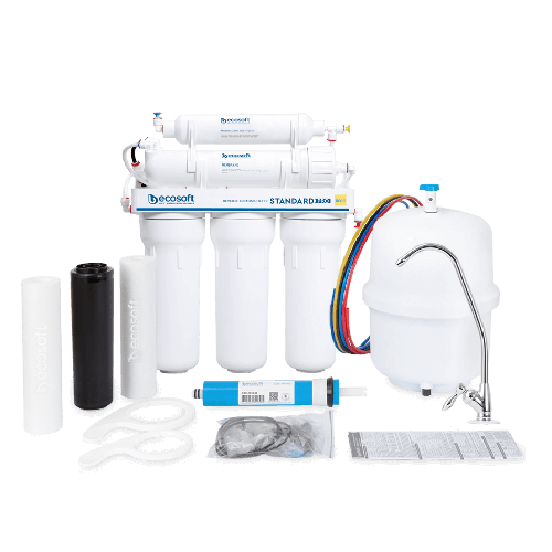 Osmoza inversa standard, Ecosoft MO550MECO, 5 stadii, membrana 50 GPD, cartus remineralizare
