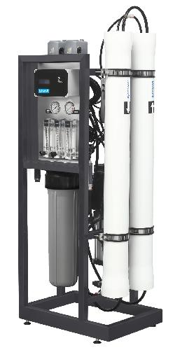 Osmoza inversa industriala, Ecosoft MO12000TP5, profesionala, 2 carcase pentru membrane de 4", controler, prefiltrare si pompa inclusa