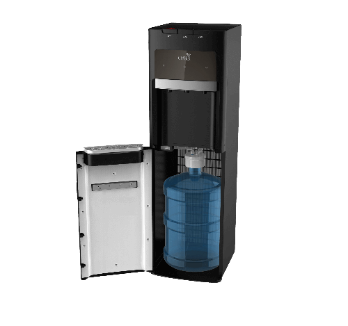 Dozator de apa, Oasis Mirage Black, tritemp (apa calda, rece si ambientala), alimentare din filtru sau bidon