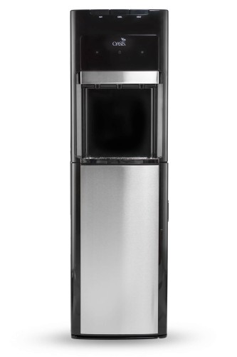 Dozator de apa, Oasis Mirage Black, tritemp (apa calda, rece si ambientala), alimentare din filtru sau bidon