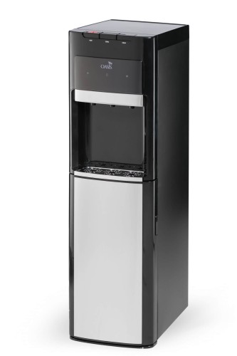 Dozator de apa, Oasis Mirage Black, tritemp (apa calda, rece si ambientala), alimentare din filtru sau bidon