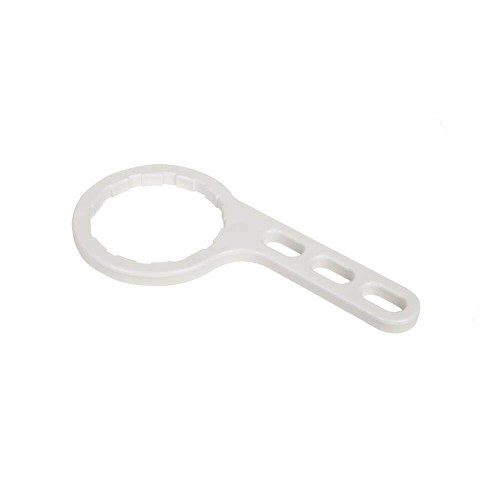 Cheie de strangere pentru carcase de osmoza inversa, diametrul interior de 7.6 cm, 12 zone de prindere, culoare alba