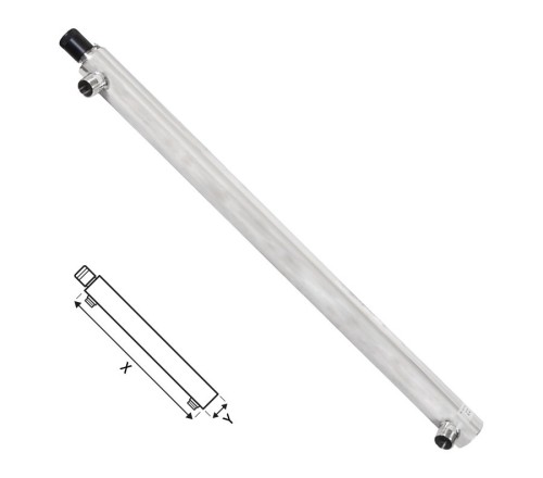 Sterilizator UV 55W, PureTECH UVC55A, debit 3 m3/h, conexiune 1