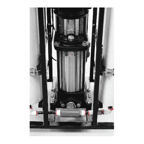 Osmoza inversa industriala, Ecosoft MO20000TP5, economica, 4 carcase de membrane 40", prefiltrare si pompa inclusa