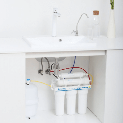 Osmoza inversa in 5 stadii, Ecosoft MO550ECO, fara remineralizare