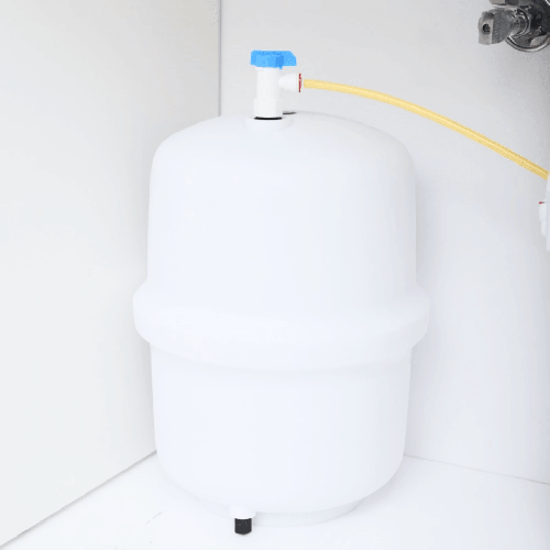 Osmoza inversa cu pompa, Ecosoft Standard MO650M1PSECOST, 6 stadii, pompa de presiune, cadru metalic, membrana de 50 GPD si remineralizare