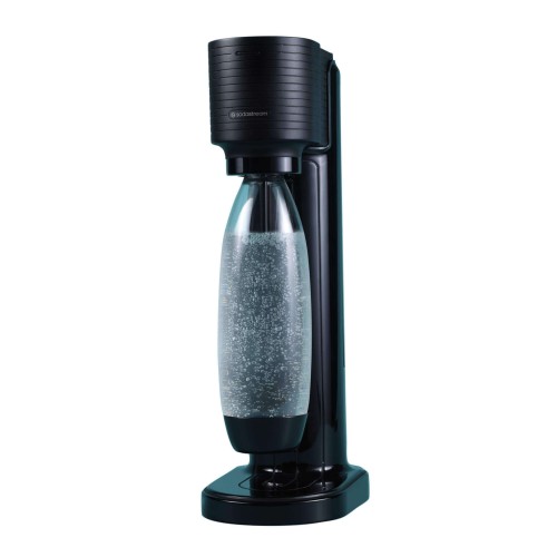 Aparat de sifon, SodaStream Gaia Black, cu butelie de CO2 si sticla quick connect