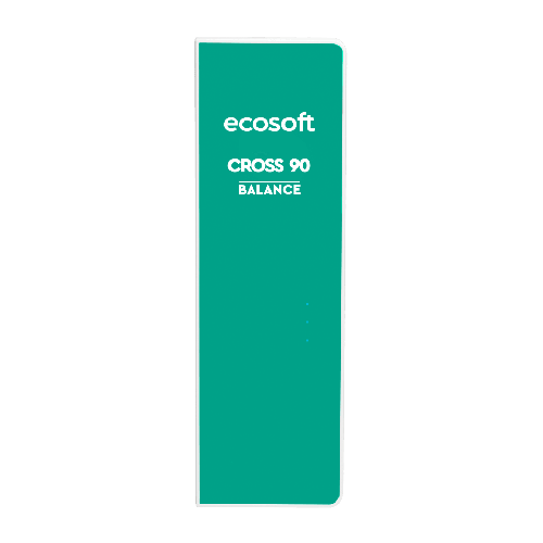 Osmoza inversa direct flow, Ecosoft Cross90 Balance, 1.5 litri/min, cartuse twist, membrana 600 GPD, baterie smart cu indicator