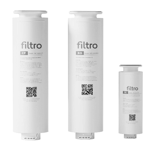 Membrană de osmoză inversă cu sistem twist FILTRO INFINITY-ALK-RO, capacitate 800 GPD, grad de filtrare 0.0001 microni, compatibilă cu purificatorul FILTRO INFINITY Alk+ DF800