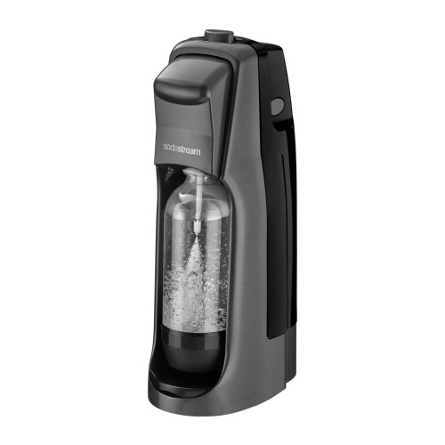 Aparat de sifon, SodaStream JET, de culoare neagra, cu butelie de CO2 si sticla