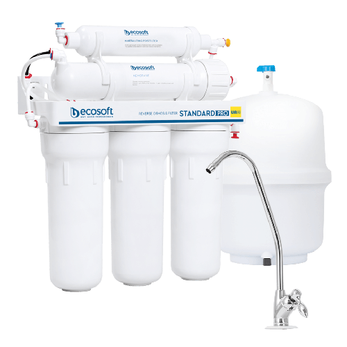 Osmoza inversa standard, Ecosoft MO550M, 5 stadii, membrana 50 GPD, cartus remineralizare