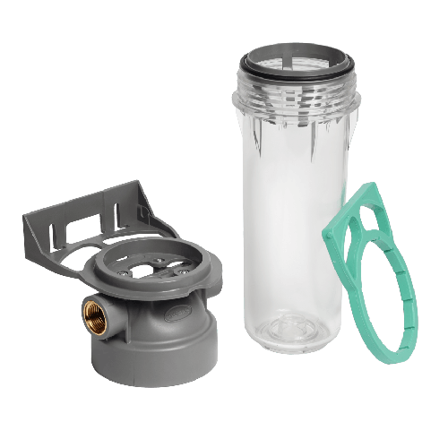 Carcasă din plastic filtru 2P carcasă ECO 9" ¾ recipient PET transparent ¾ - ¾"