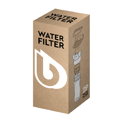 Carcasă din plastic filtru 2P carcasă ECO 9" ¾ recipient PET transparent ¾ - ¾"