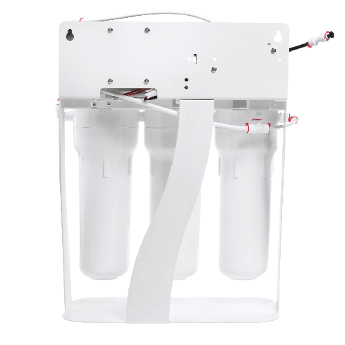 Osmoza inversa standard, Ecosoft Standard MO550PS, pompa de presiune, 50 GPD, 5 stadii cu postcarbune si cadru metalic
