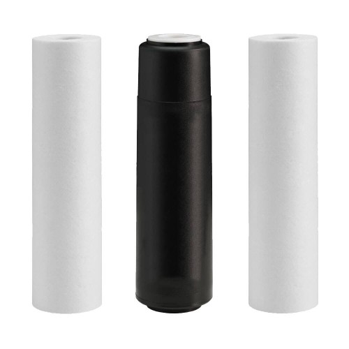 Set prefiltrare, polipropilena si carbune granular, 3 cartuse clasice 10