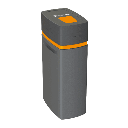 Statie dedurizare, Ecosoft Anthracite Gold 250, 25 litri rasina Ecomix A, cabinet gri-portocaliu