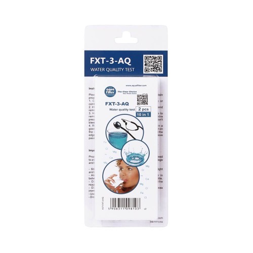 Set 2 benzi a cate 10 teste pentru apa: duritate, PH, alcalinitate, fier, cupru, plumb, nitrati, nitriti, clor, fluor