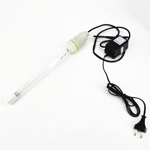 Sterilizator UV submersibil 15W, PureTECH 15W, pentru bazine 100-500 litri, pachet complet cu sursa, lampa si carcasa
