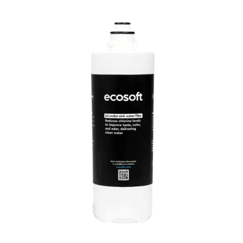 Filtru de schimb cu carcasa, Ecosoft JOI, cartus 2 in 1 cu polipropilena si carbune activat
