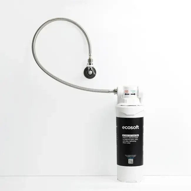 Sistem compact filtrare sub chiuvetă, Ecosoft JOI, microfiltrare 0.5 μm, 18000 L capacitate, debit 5 L/min