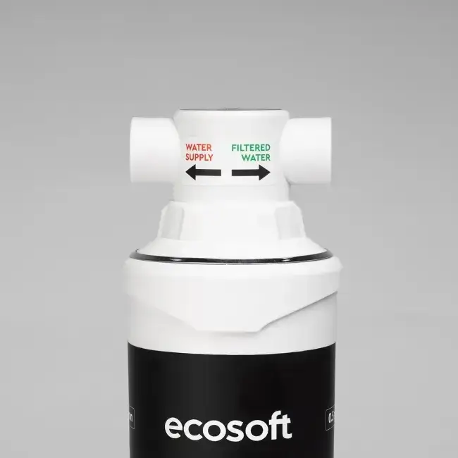 Sistem compact filtrare sub chiuvetă, Ecosoft JOI, microfiltrare 0.5 μm, 18000 L capacitate, debit 5 L/min