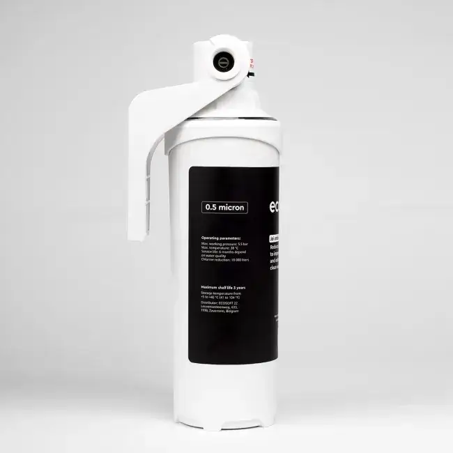 Sistem compact filtrare sub chiuvetă, Ecosoft JOI, microfiltrare 0.5 μm, 18000 L capacitate, debit 5 L/min