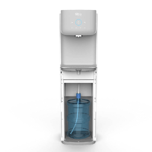 Dozator de apă, FILTRO Glaciar Soda, filtrare prin osmoză inversă în 5 stadii, sterilizare UV-LED în bazin, carbonatare apă cu CO2, alimentare directa de la retea cu kit inclus
