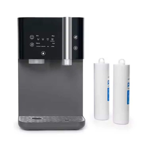 Dozator de apa, FILTRO Glaciar Juman, 2 filtre integrate, apa cu CO2, osmoza inversa si lampa UV in bazin, alimentare directa de la retea cu kit inclus