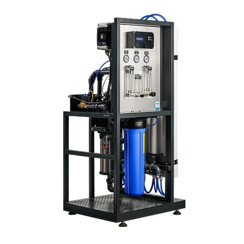 Osmoza inversa industriala, Ecosoft MO24000TP5, profesionala, 4 carcase pentru membrane de 4", controler, prefiltrare si pompa inclusa