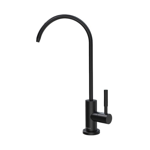 Baterie modernă, FILTRO Modern Black, finisaj negru mat, din alamă cu cartuș ceramic, monocomandă, conectare rapiă 1/4