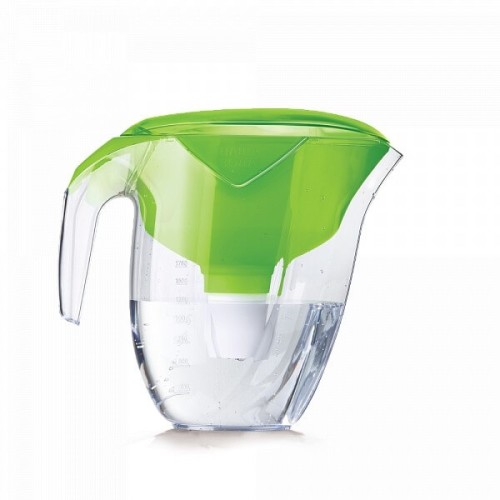 Cana de filtrare, Ecosoft NEMO 3L, verde, cu ecomix, carbune activat si polipropilena