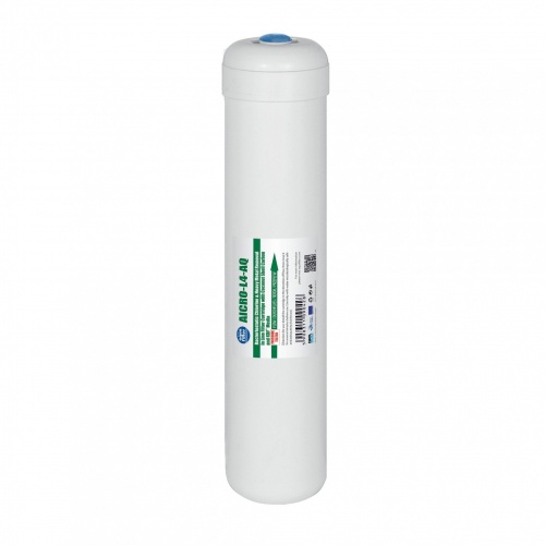 Cartus inline din carbune activat granular cu KDF, AquaFilter AICRO-L4-AQ, 12