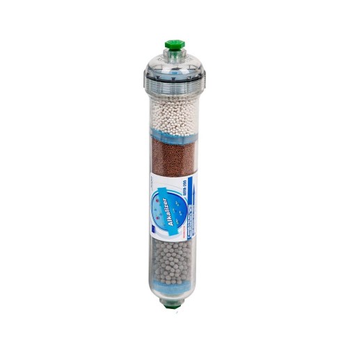 Filtru inline pentru alcalinizare si remineralizare, AquaFilter AIFIR-200, transparent, 10.8"x2.5"