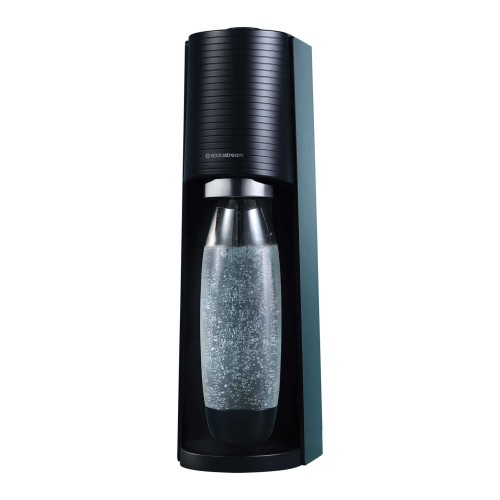 Aparat de sifon, SodaStream Terra Black, cu butelie de CO2 si sticla quick connect