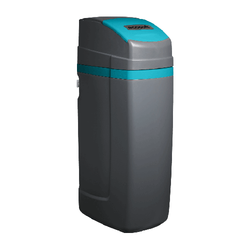 Statie dedurizare cabinet, Ecosoft Titanium Azure 370, 37 litri rasina Dowex HCRS/S, cabinet cu valva Clack WS1 CE