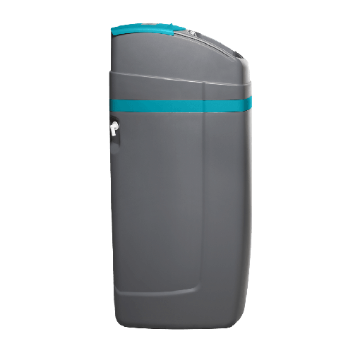 Statie dedurizare cabinet, Ecosoft Titanium Azure 250, 25 litri rasina Dowex HCRS/S, cabinet cu valva Clack WS1 CE