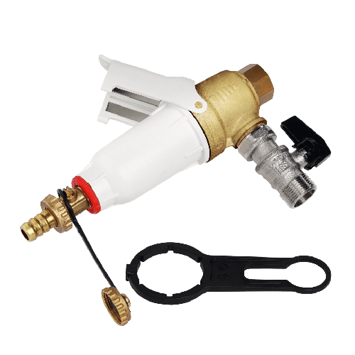 Filtru magnetic si cu sita metalica, DIMA BRASS, insertie din alama, conectare 3/4"