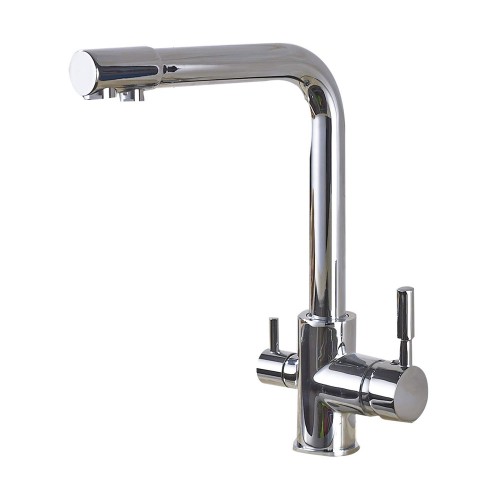 Baterie 3 căi, PREMIER Tall Chrome, finisaj crom lucios, flux separat apă filtrată și apă menajeră (rece și caldă)