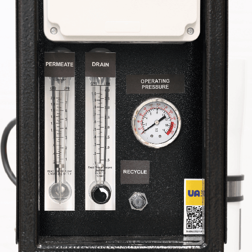 Osmoza inversa industriala, Ecosoft MO5000TP5, economica, controler OC5000, 1 carcasa de membrana 40", prefiltrare si pompa inclusa