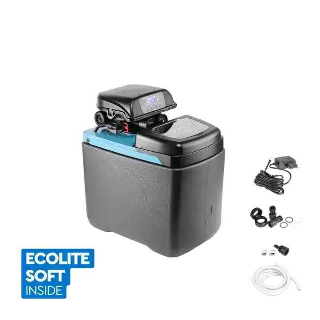 Statie compacta dedurizare, Ecosoft Core 110, valva Clack DV, 11 litri rasina, 47 cm inaltime, debit 1.2 m3/h, 1-3 persoane
